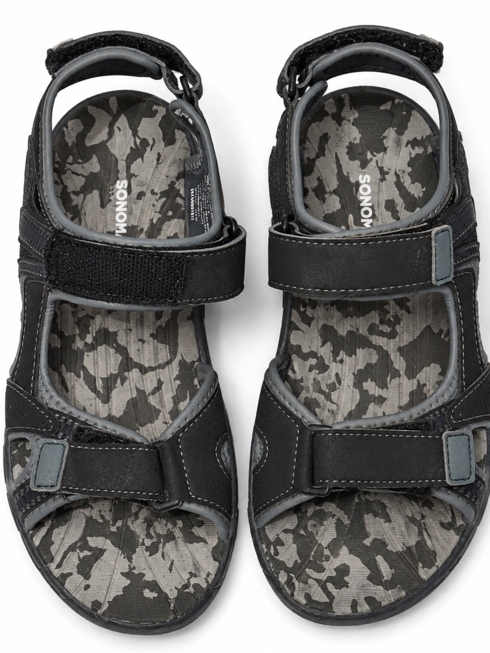 Sonoma Kids Black and Gray Sandals
